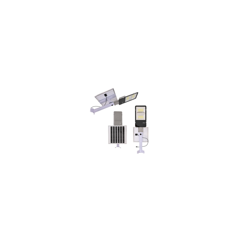 Lampara Suburbana De Led Con Panel Solar 200W
