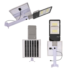 Lampara Suburbana De Led Con Panel Solar 200W