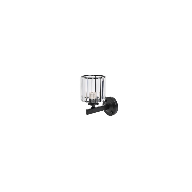 Arbotante Cristal Negro