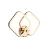 Arbotante Twin Cromo o Oro