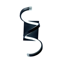 Arbotante Serpentin Negro o Blanco