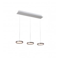 Lámpara Colgante Minimalista, 24w 3 luces 1