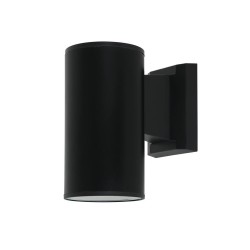 Lampara Arbotante Circular Negra