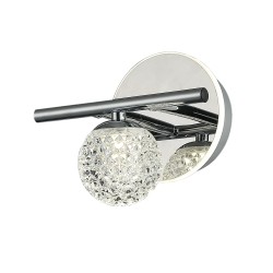 Arbotante De 1 Luz Esfera Craqueleada