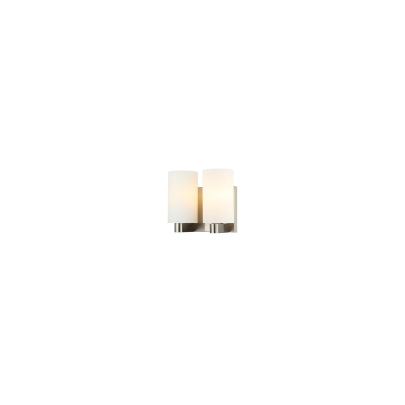 Arbotante 2 Luces Con Pantalla Redonda