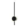 Arbotante Minimalista Negro Circulo Con Barra Vertical Led