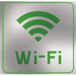 Letrero Wi-Fi Grande Verde
