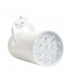 Lámpara riel clindro de 12W  Luz Blanca