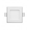 Plafon Empotrado Cuadrado 3 luces luz Blanca