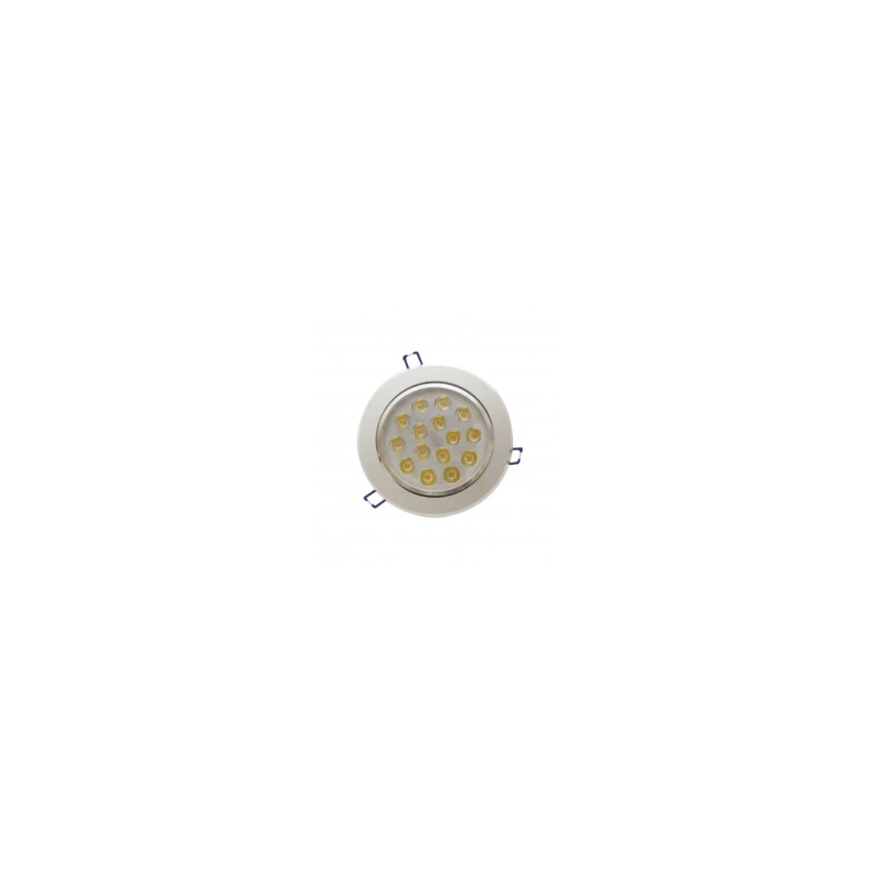 Plafon Empotrado Circular 15 luces Luz Calida