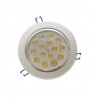 Plafon Empotrado Circular 15 luces Luz Calida