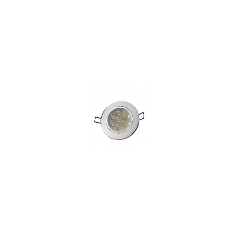 Plafon Empotrado Circular 7 luces Luz Blanca