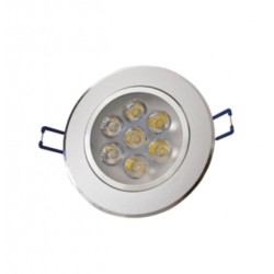 Plafon Empotrado Circular 7 luces Luz Calida