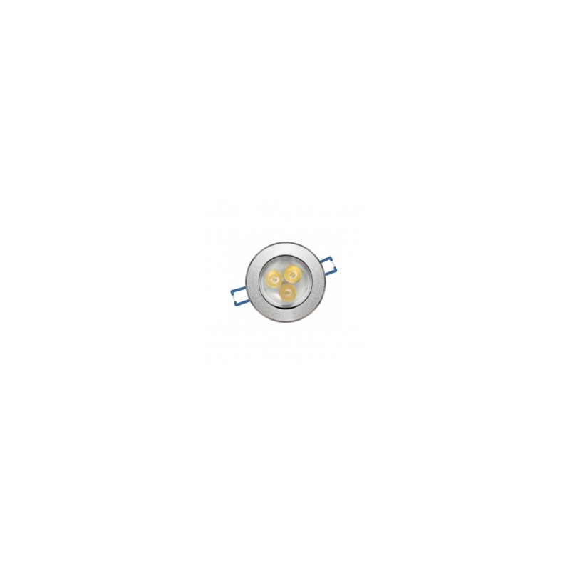 Plafon Empotrado Circular 3 luces Luz Blanca