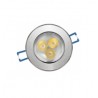 Plafon Empotrado Circular 3 luces Luz Blanca