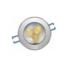 Plafon Empotrado Circular 3 luces Luz Blanca
