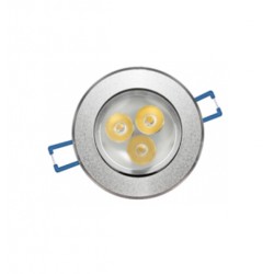 Plafon Empotrado Circular 3 luces Luz Calida