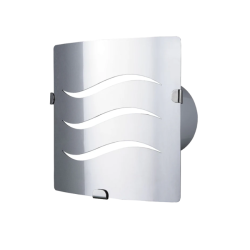 Lampara Arbotante Platino s/luz Masterfan