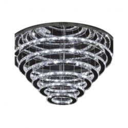 Lampara colgante Kristal 12 luces