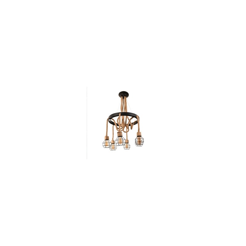 Lampara Colgante Daniel 6 Luces