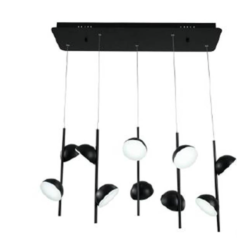 Lampara Colgante Kinsasa GD-B226-5/Negro