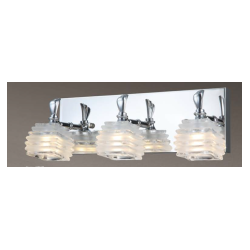 Lampara Arbotante Zircon 3 Luces Iidsa-Blanco