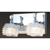 Lampara Arbotante Zircon 2 Luces Iidsa-Blanco
