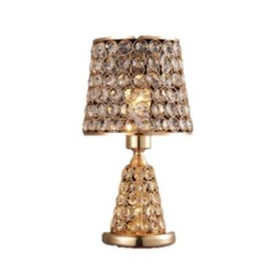 Lampara de Mesa Strass  Bella Grande IIDSA Dorado