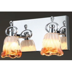 Lampara Arbotante Topacio 2 Luces Iidsa-Naranja