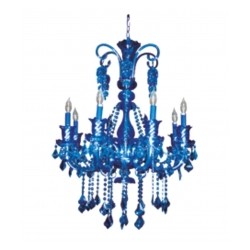 Lampara colgante Maria Teresa Azul