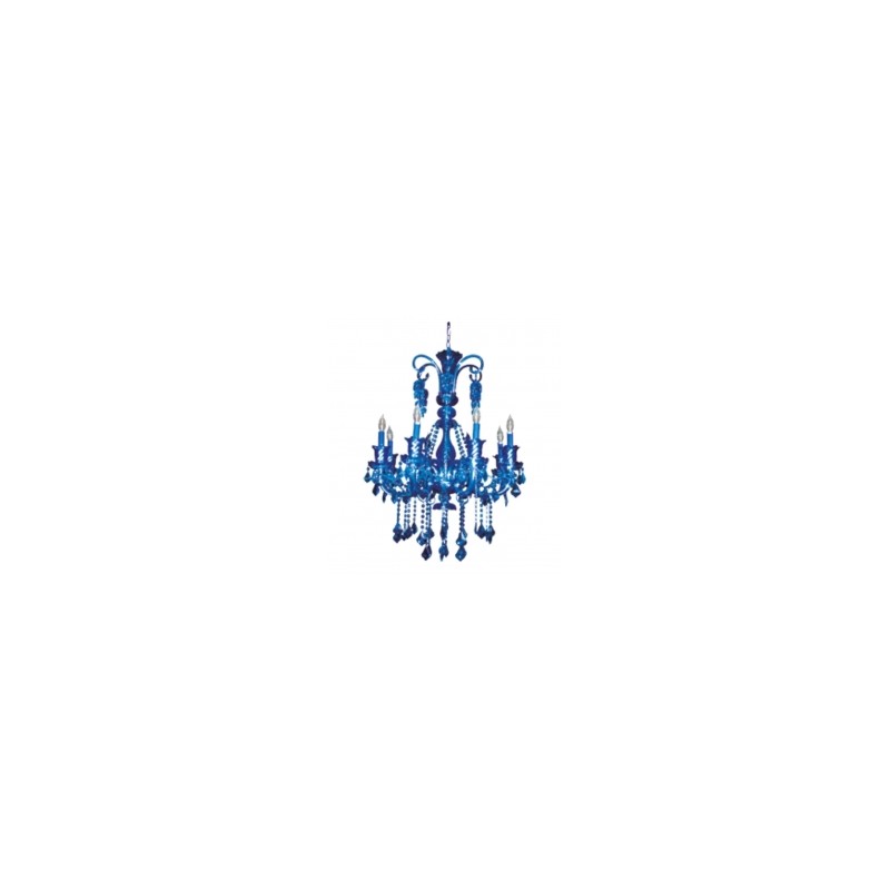 Lampara colgante Maria Teresa Azul