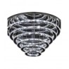 Lampara colgante Kristal 12 luces