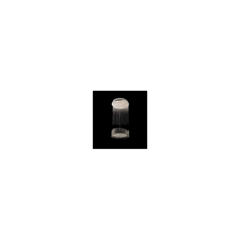 Lampara colgante Kristal 7 luces