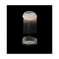 Lampara colgante Kristal 7 luces