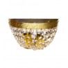 Arbotante de strass media luna