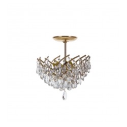 Candil strass almendra (1.5 pulgadas)