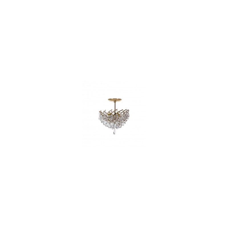 Candil strass almendra (1.5 pulgadas)