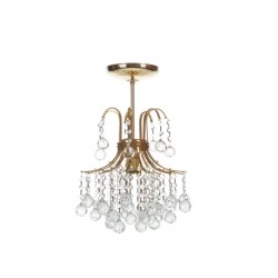 Candil strass pagoda con esfera