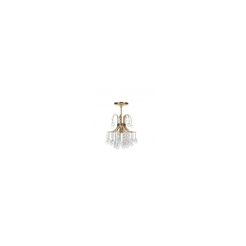 Candil strass pagoda con esfera