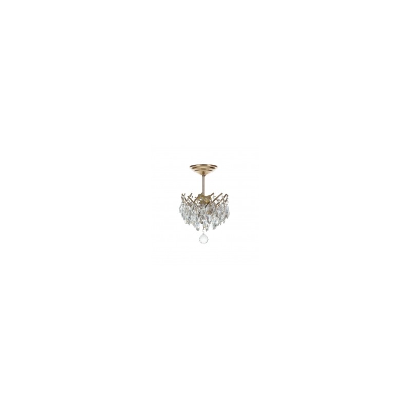 Candil strass almendra (2 pulgadas)