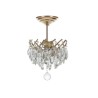 Candil strass almendra (2 pulgadas)