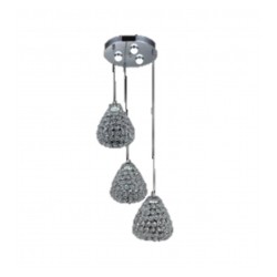 Lampara colgante Diamante 3 luces