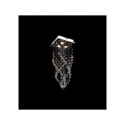 Lampara colgante Kristal 3 luces