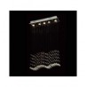 Lampara colgante Kristal 5 luces