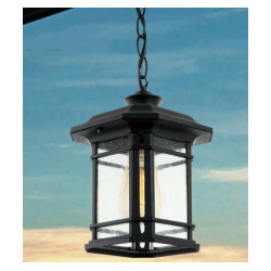 Lampara Colgante Mia T43A-N Negro