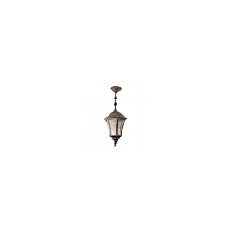 Lampara Colgante Hexagonal Curvo