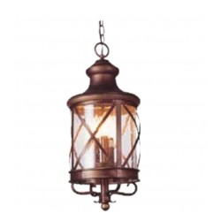 Lampara colgante San Luis 2 luces Cafe