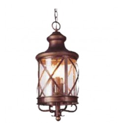 Lampara colgante San Luis 2 luces Cafe