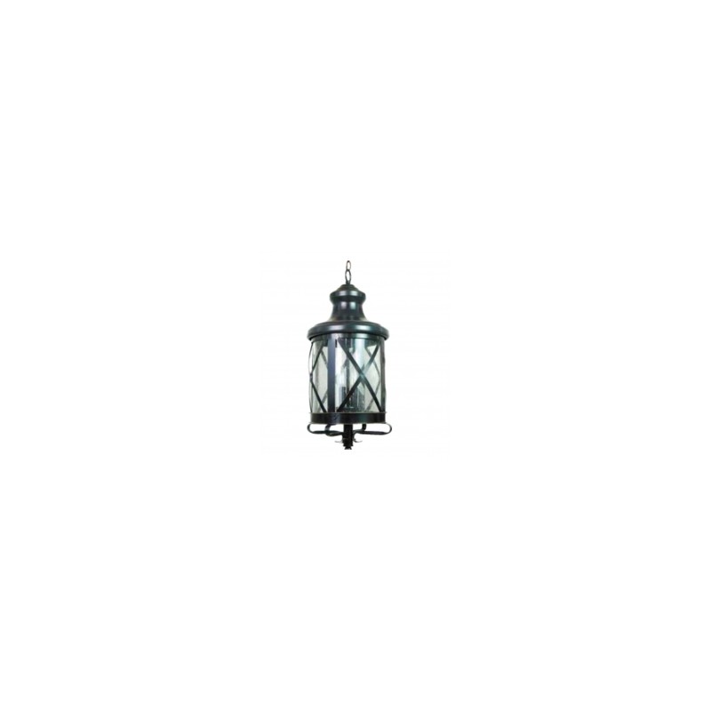 Lampara colgante San Luis 4 luces Negro