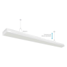 Gabinente Flotante Aluminio Led
